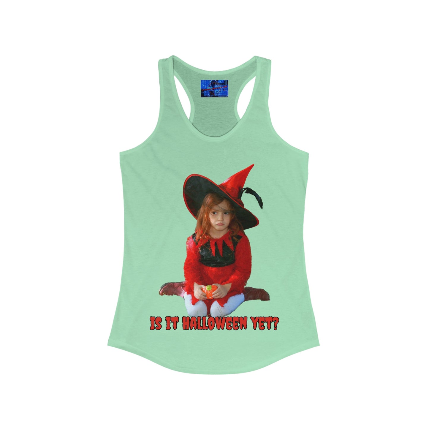 Is it Halloween yet? Women's Racerback Tank Top by cypherpunkgear