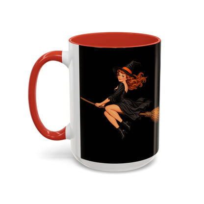 Hazel Hex Black Accent Mug by CreepyCrafts.boo