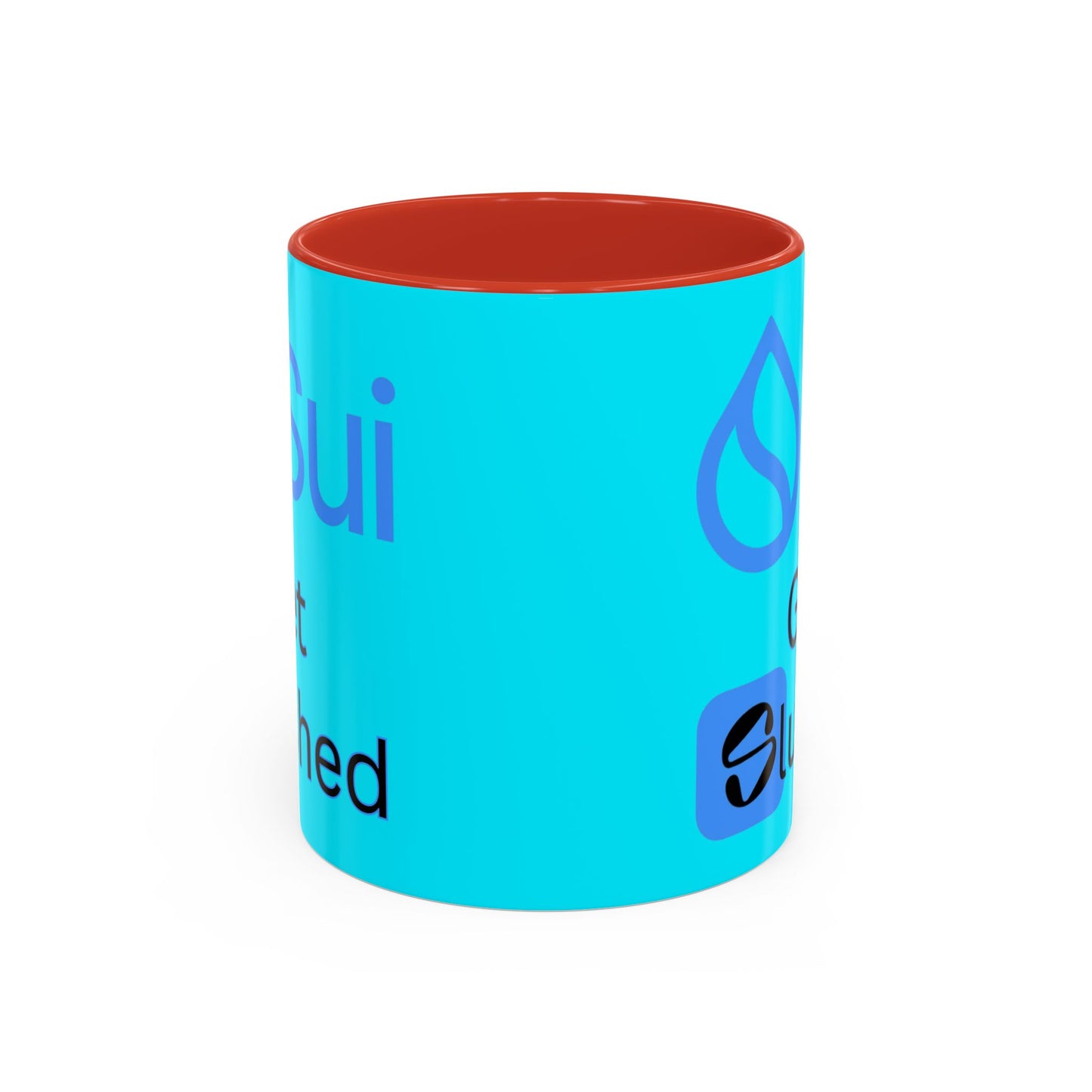 Sui: Get Slushed Light Blue Accent Mug by cypherpunkgear.com