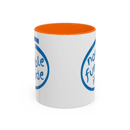 Non-Fungible Inside White Accent Mug by cypherpunkgear.com