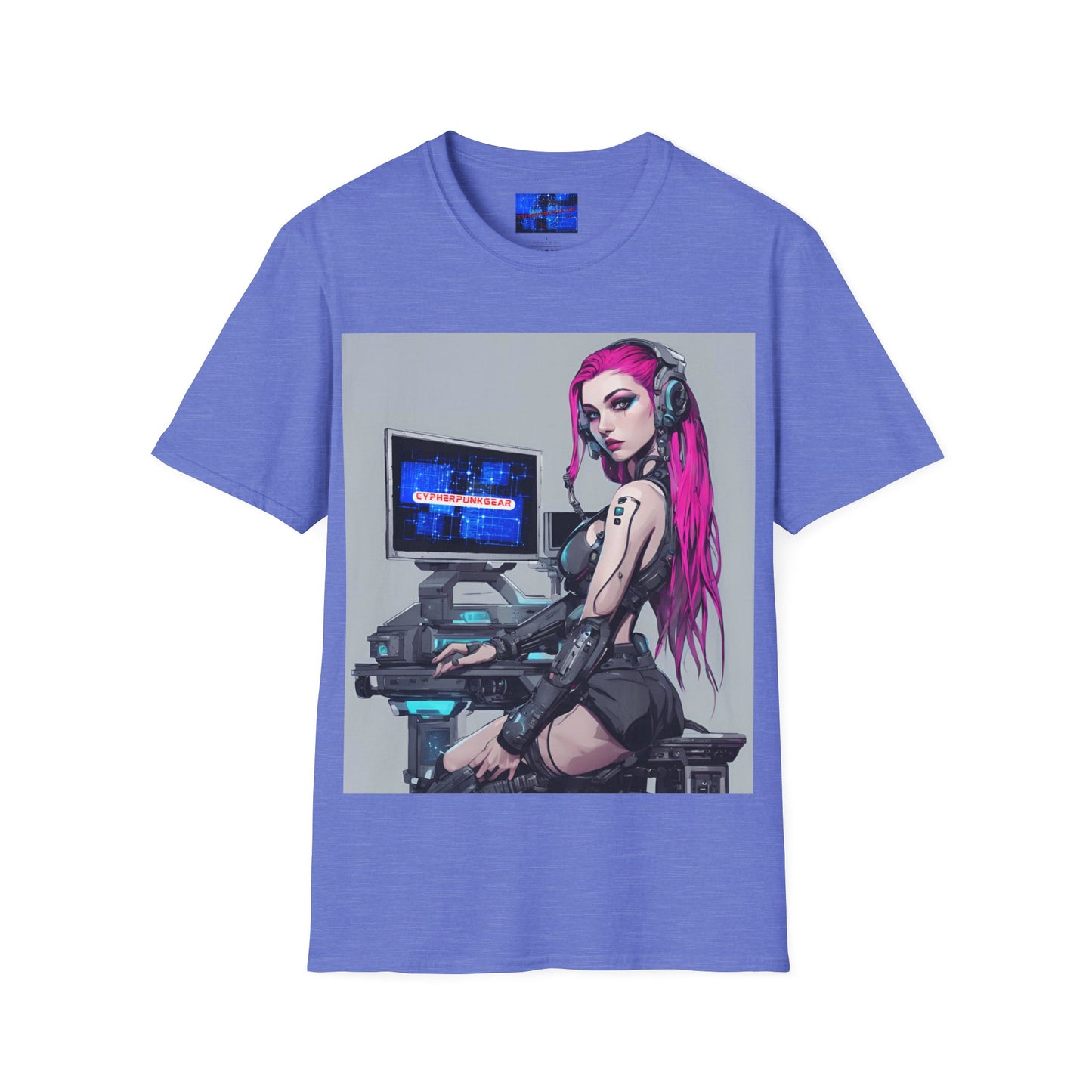 Netrunner Cyberpunk Unisex T-Shirt by cypherpunkgear