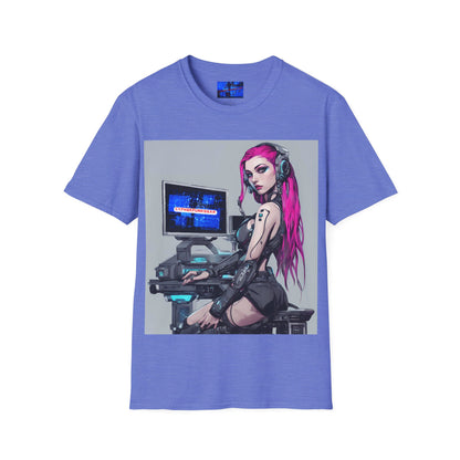 Netrunner Cyberpunk Unisex T-Shirt by cypherpunkgear