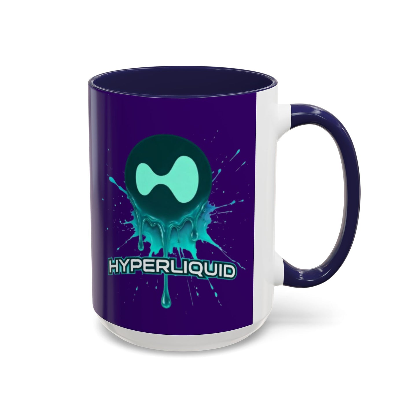 HYPE Drip Dark Purple Accent Mug by cypherpunkgear.com