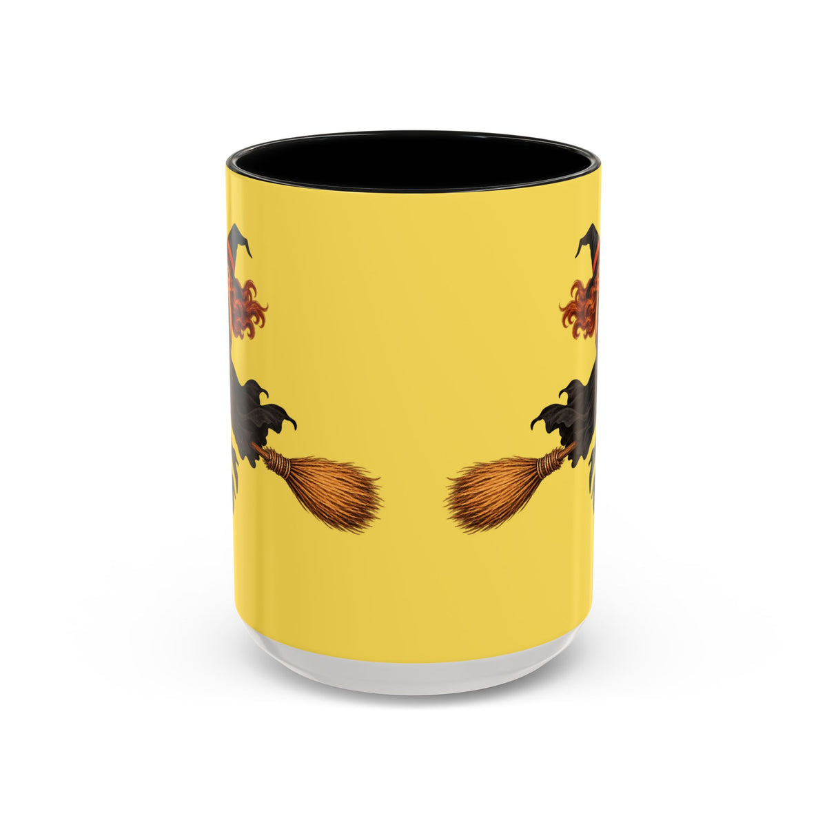 Hazel Hex Yellow Accent Mug by CreepyCrafts.boo