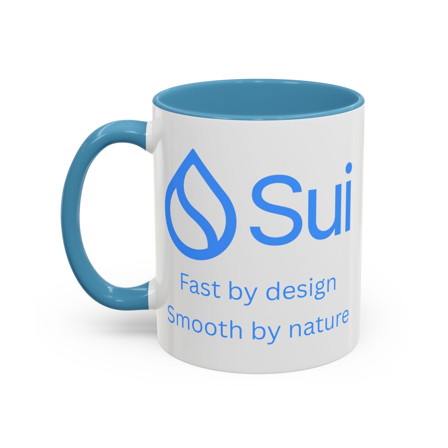 SUI White Accent Mug by cypherpunkgear.com