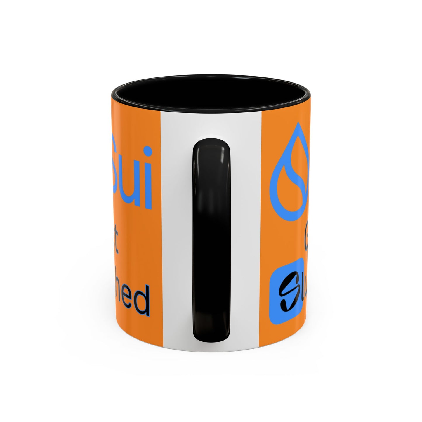 Sui: Get Slushed Orange Accent Mug by cypherpunkgear.com