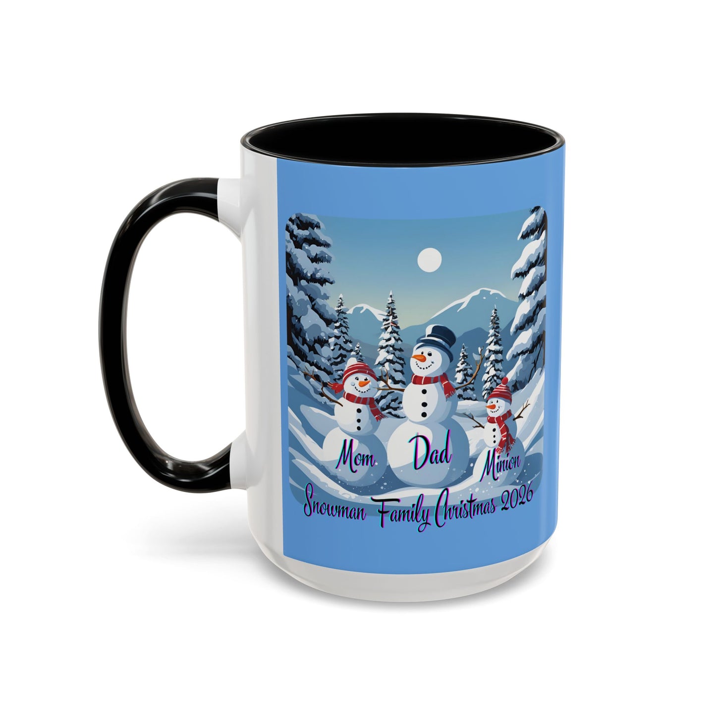 Snowman Family of 3 Accent Mug by cypherpunkgear.com