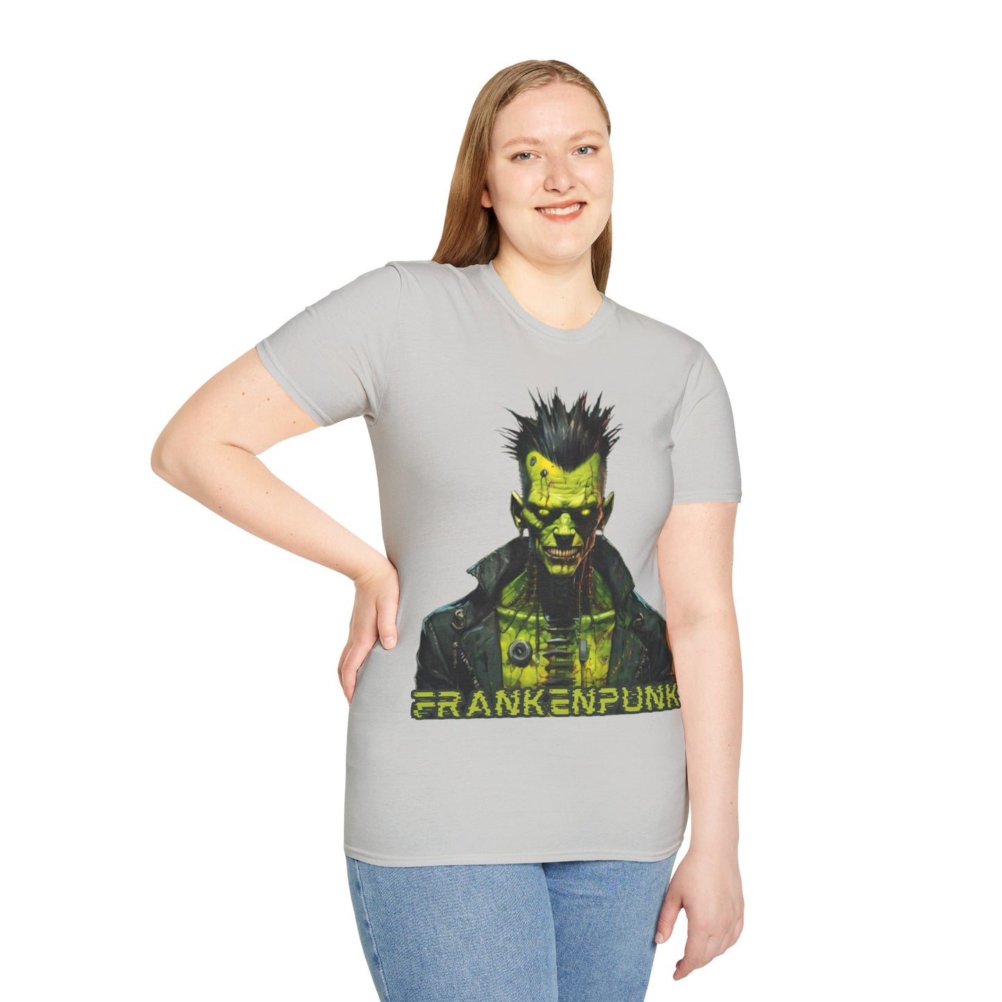 Frankenpunk Light colors Unisex T-Shirt by CreepyCrafts.boo