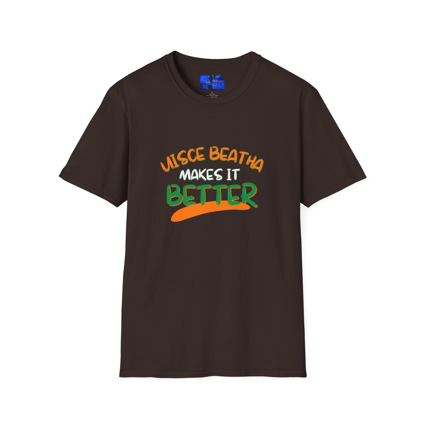 Uisce Beatha makes it better OWGfont DKcolors Unisex T-Shirt by cypherpunkgear