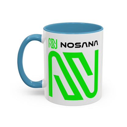 Nosana (NOS) Accent Mug by cypherpunkgear