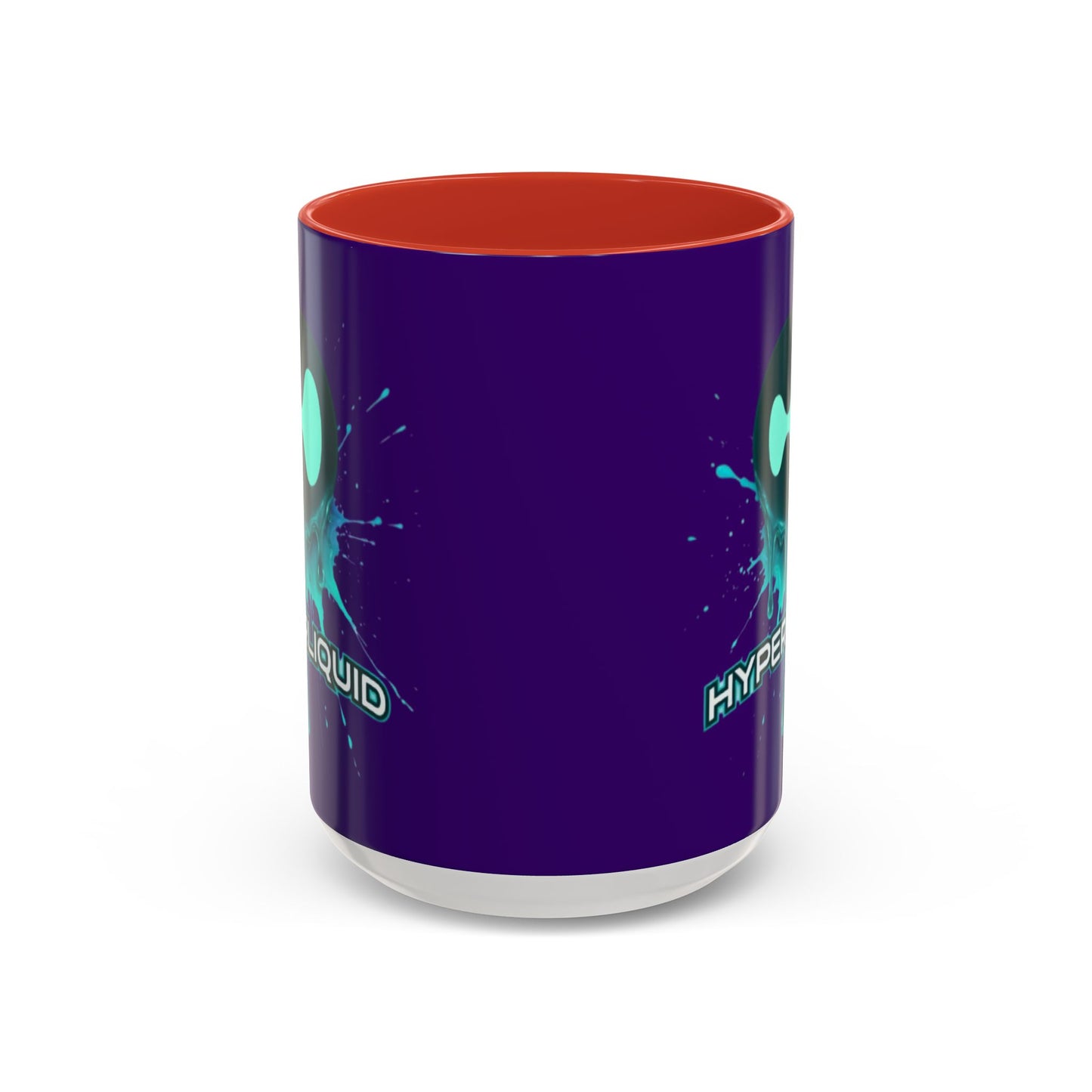 HYPE Drip Dark Purple Accent Mug by cypherpunkgear.com