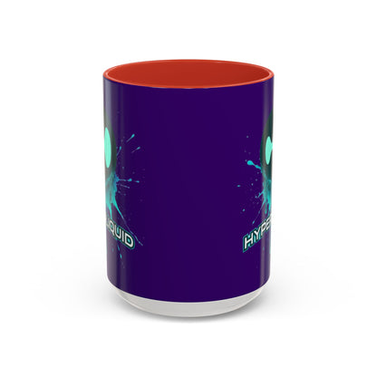HYPE Drip Dark Purple Accent Mug by cypherpunkgear.com