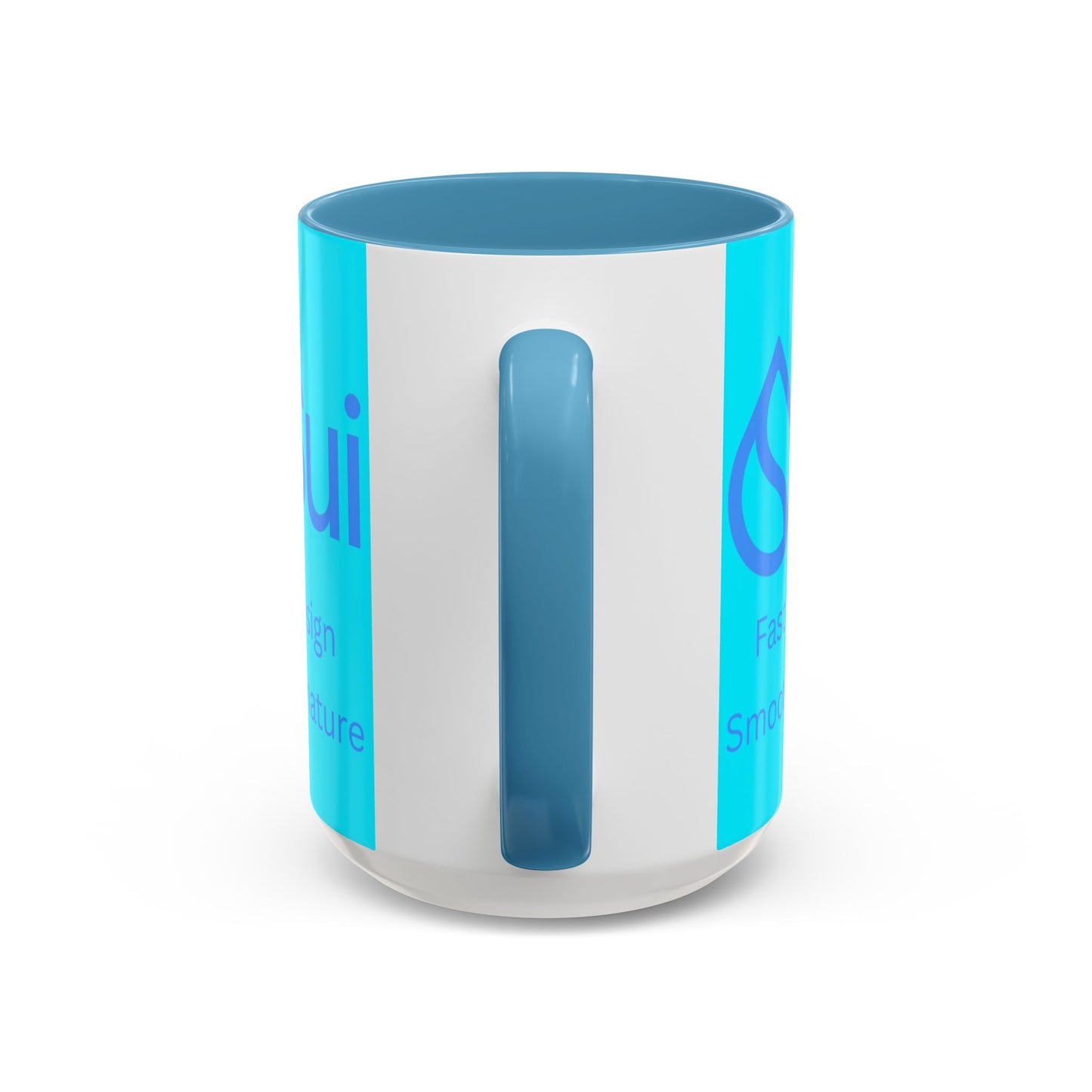 SUI Light Blue Accent Mug by cypherpunkgear.com