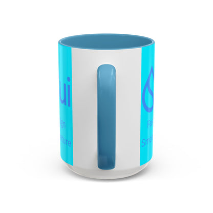 SUI Light Blue Accent Mug by cypherpunkgear.com