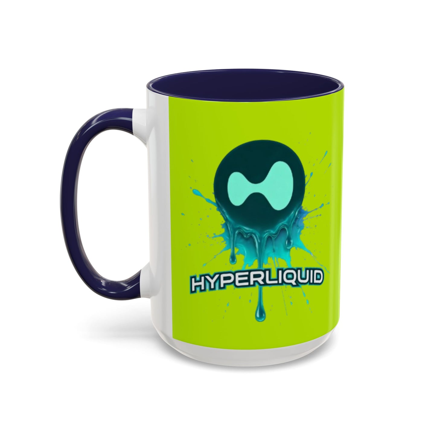 HYPE Drip Yellow Accent Mug by cypherpunkgear.com