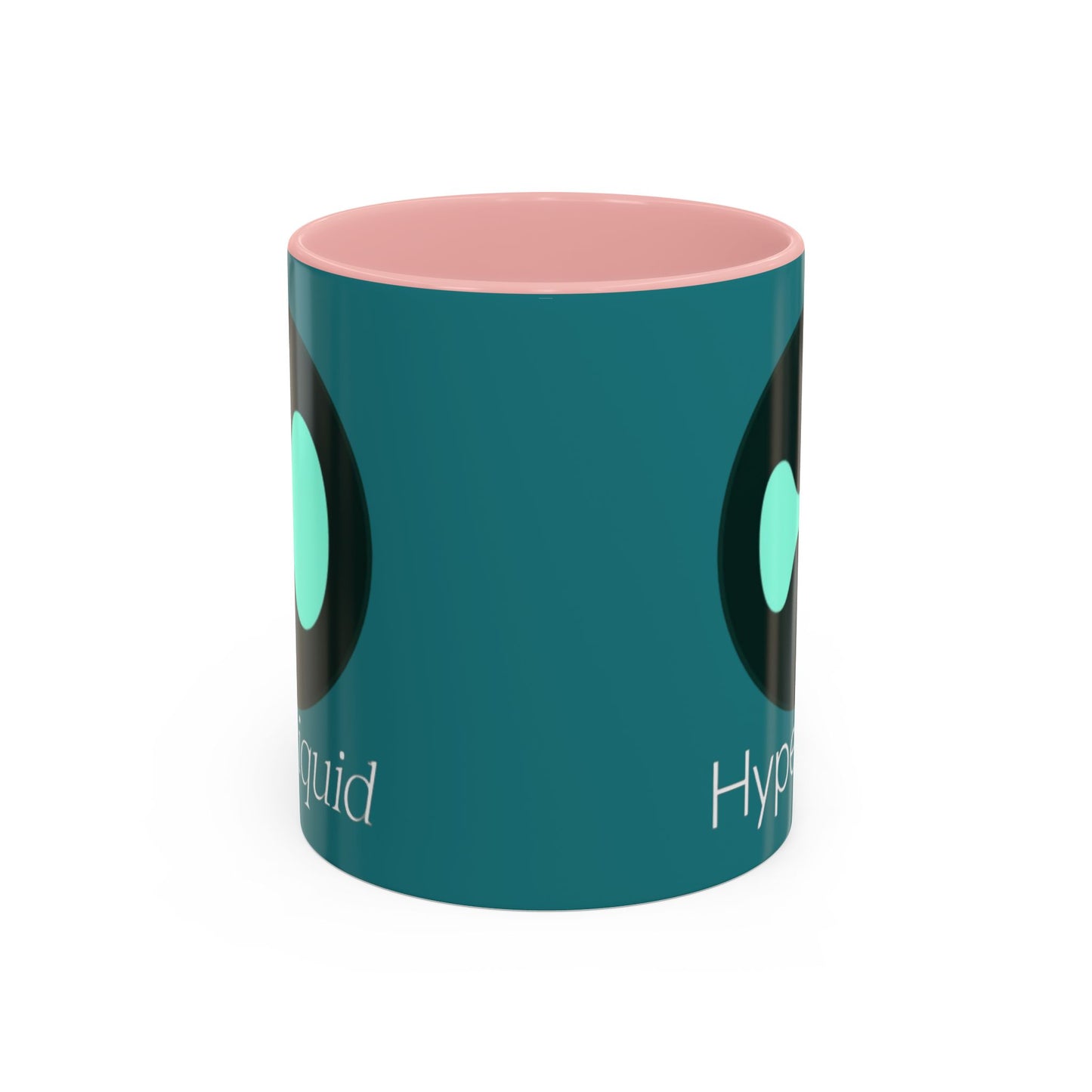 Hyperliquid White font Hyperliquid Accent Mug by cypherpunkgear.com