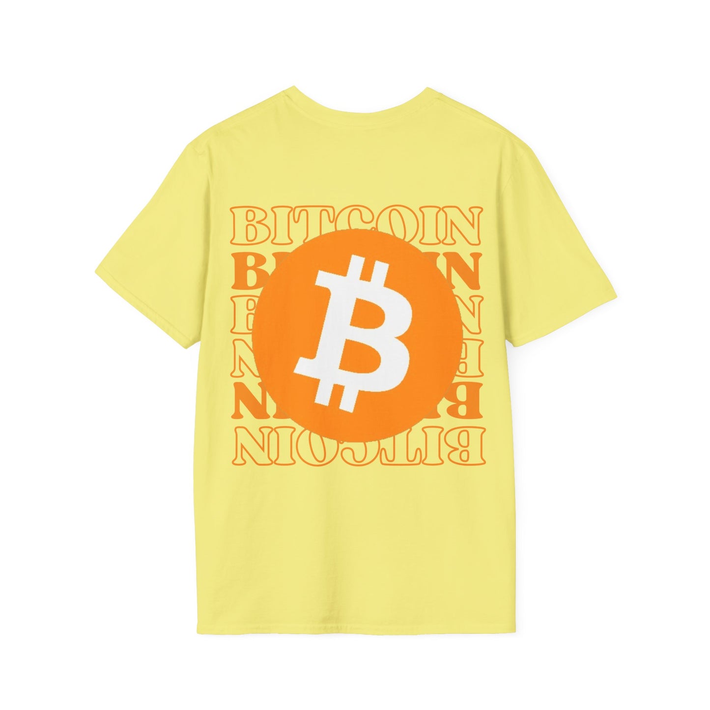 2-sided Bitcoin (BTC) Decentralized Freedom LTcolors Unisex T-Shirt by cypherpunkgear