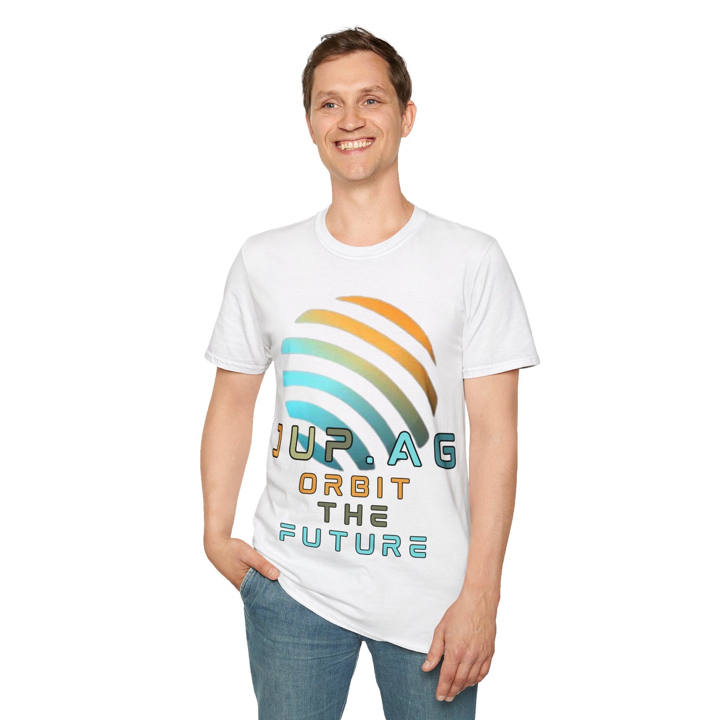 Jupiter (JUP) Orbit the Future LTcolors Unisex T-Shirt by cypherpunkgear