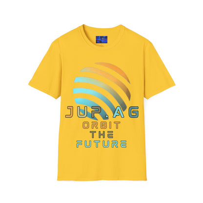 Jupiter (JUP) Orbit the Future Light colors Unisex T-Shirt by cypherpunkgear.com