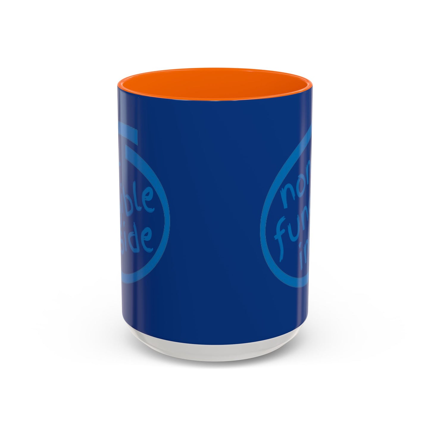 Non-Fungible Inside Dark Blue Accent Mug by cypherpunkgear.com