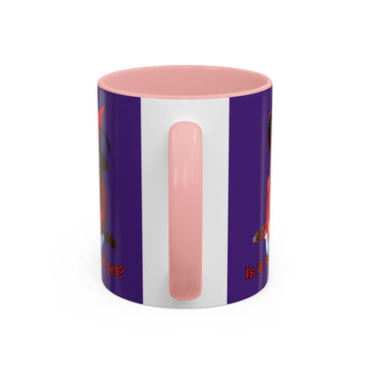 Is it Samhain yet? Dark Purple Accent Mug by CreepyCrafts.boo