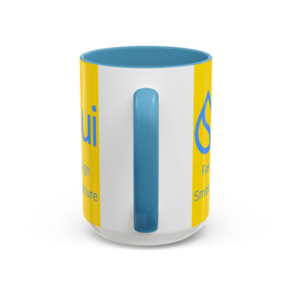 SUI Yellow Accent Mug by cypherpunkgear.com