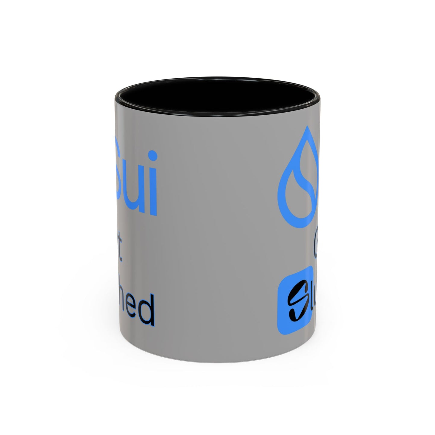 Sui: Get Slushed Grey Accent Mug by cypherpunkgear.com