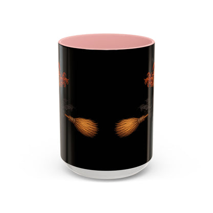 Hazel Hex Black Accent Mug by CreepyCrafts.boo