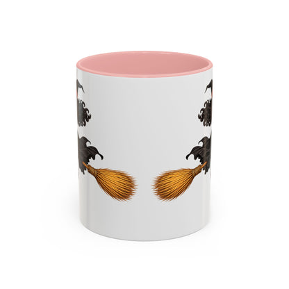 Velvet Vex White Accent Mug by CreepyCrafts.boo