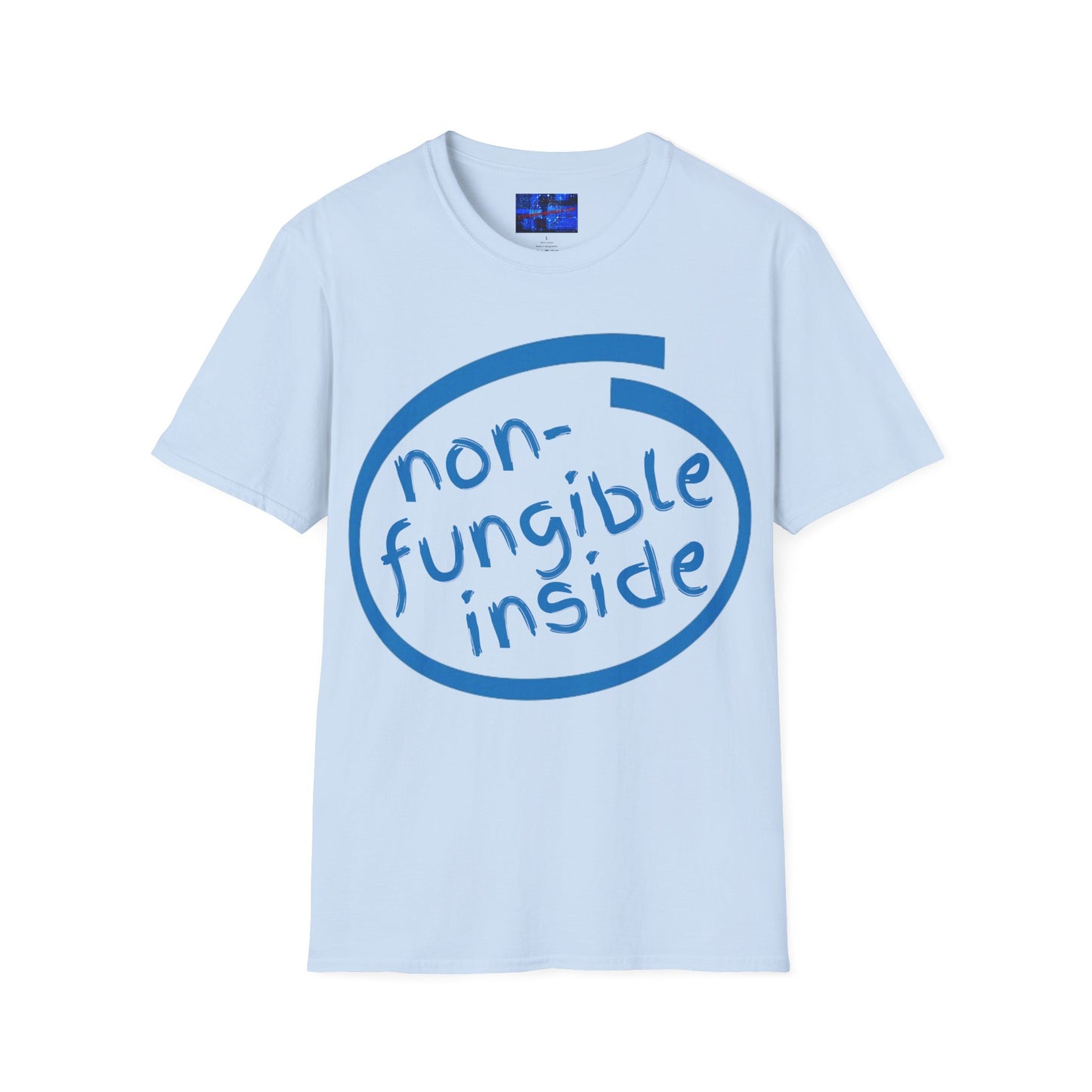 Non-Fungible Inside Light colors Unisex T-Shirt by cypherpunkgear.com