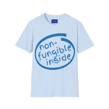 Non-Fungible Inside Light colors Unisex T-Shirt by cypherpunkgear.com
