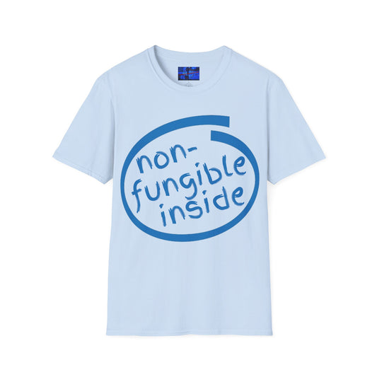 Non-Fungible Inside Light colors Unisex T-Shirt by cypherpunkgear.com