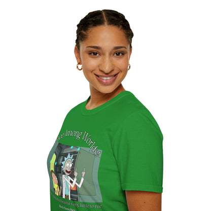 Peace Among Worlds! Dark colors Unisex T-Shirt by cypherpunkgear.com