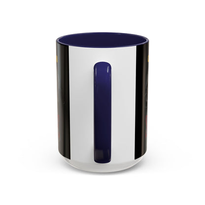 Caution, Savage Black Accent Mug by cypherpunkgear.com