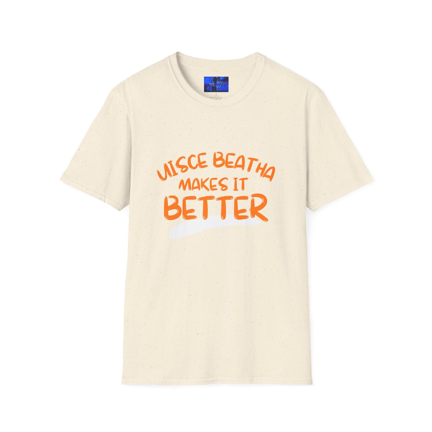 Uisce Beatha makes it better OGfont LTcolors Unisex T-Shirt by cypherpunkgear