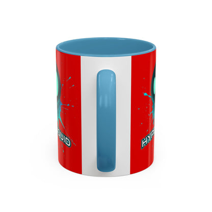 HYPE Drip Red Accent Mug by cypherpunkgear.com