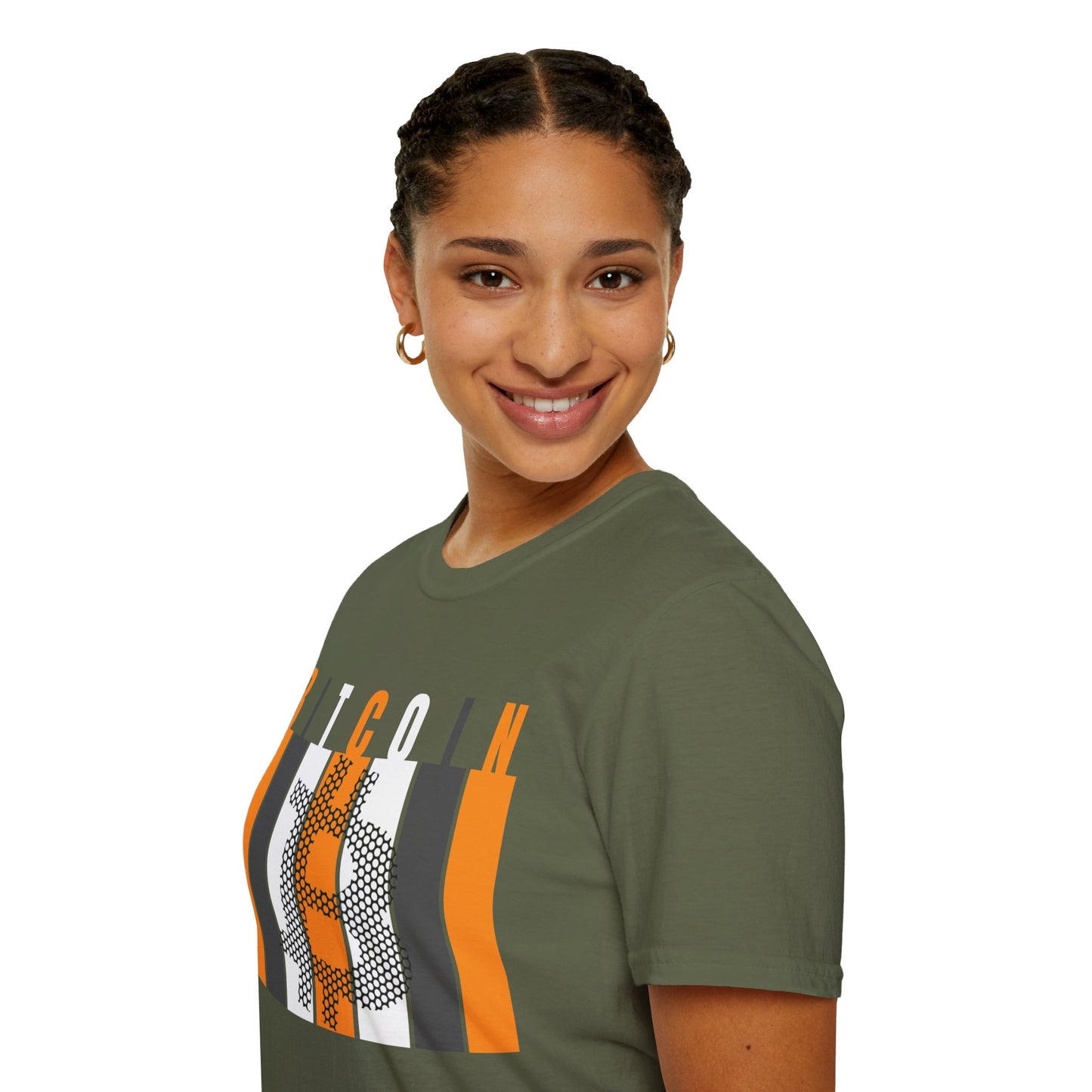 Bitcoin (BTC) DKcolors Unisex T-Shirt by cypherpunkgear