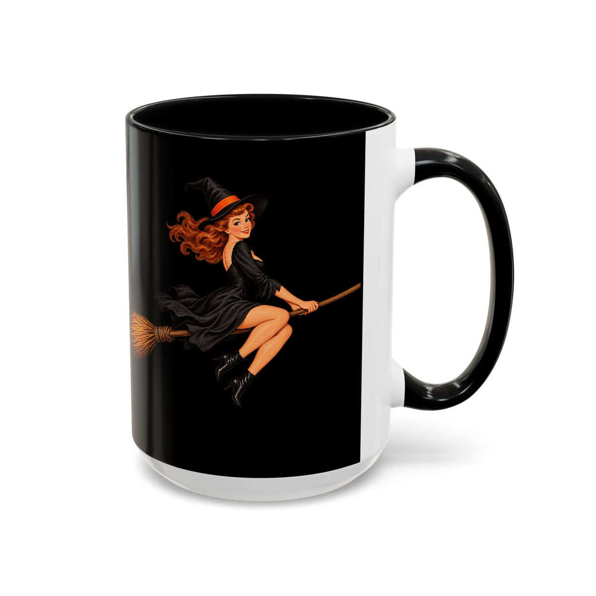 Hazel Hex Black Accent Mug by CreepyCrafts.boo