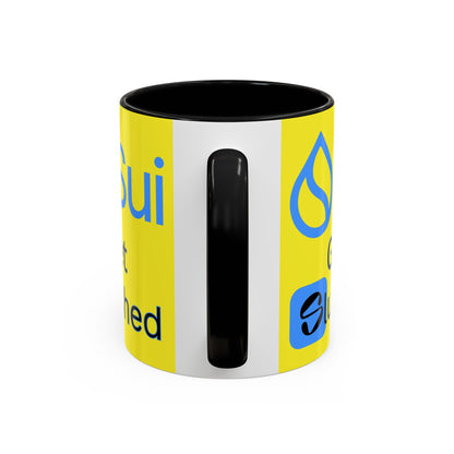 Sui: Get Slushed Yellow Accent Mug by cypherpunkgear.com