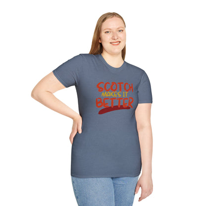 Scotch makes it better DKcolors Unisex T-Shirt by cypherpunkgear.com