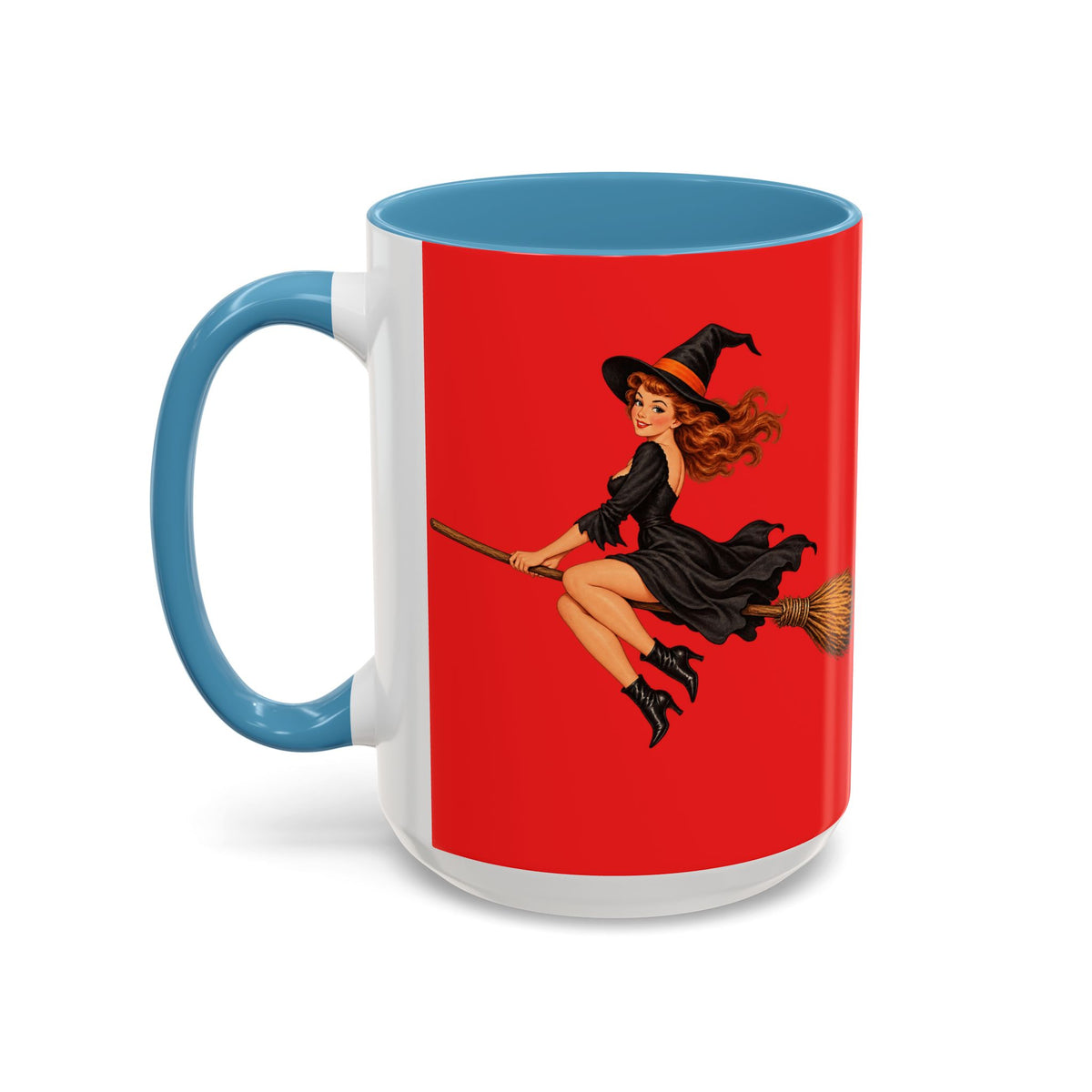Hazel Hex Red Accent Mug by CreepyCrafts.boo