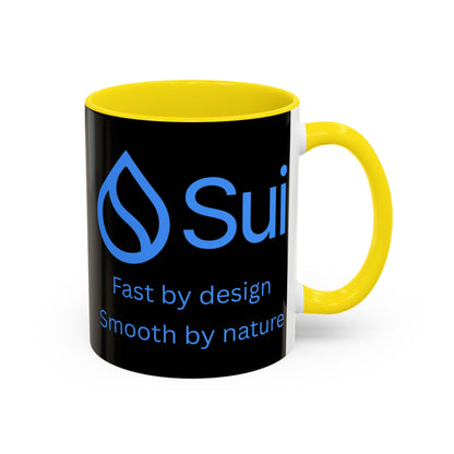 SUI Black Accent Mug by cypherpunkgear.com