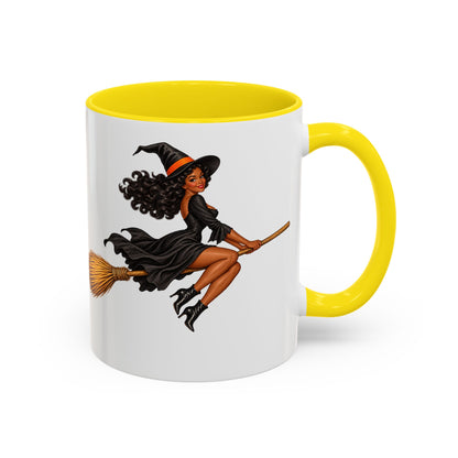 Velvet Vex White Accent Mug by CreepyCrafts.boo