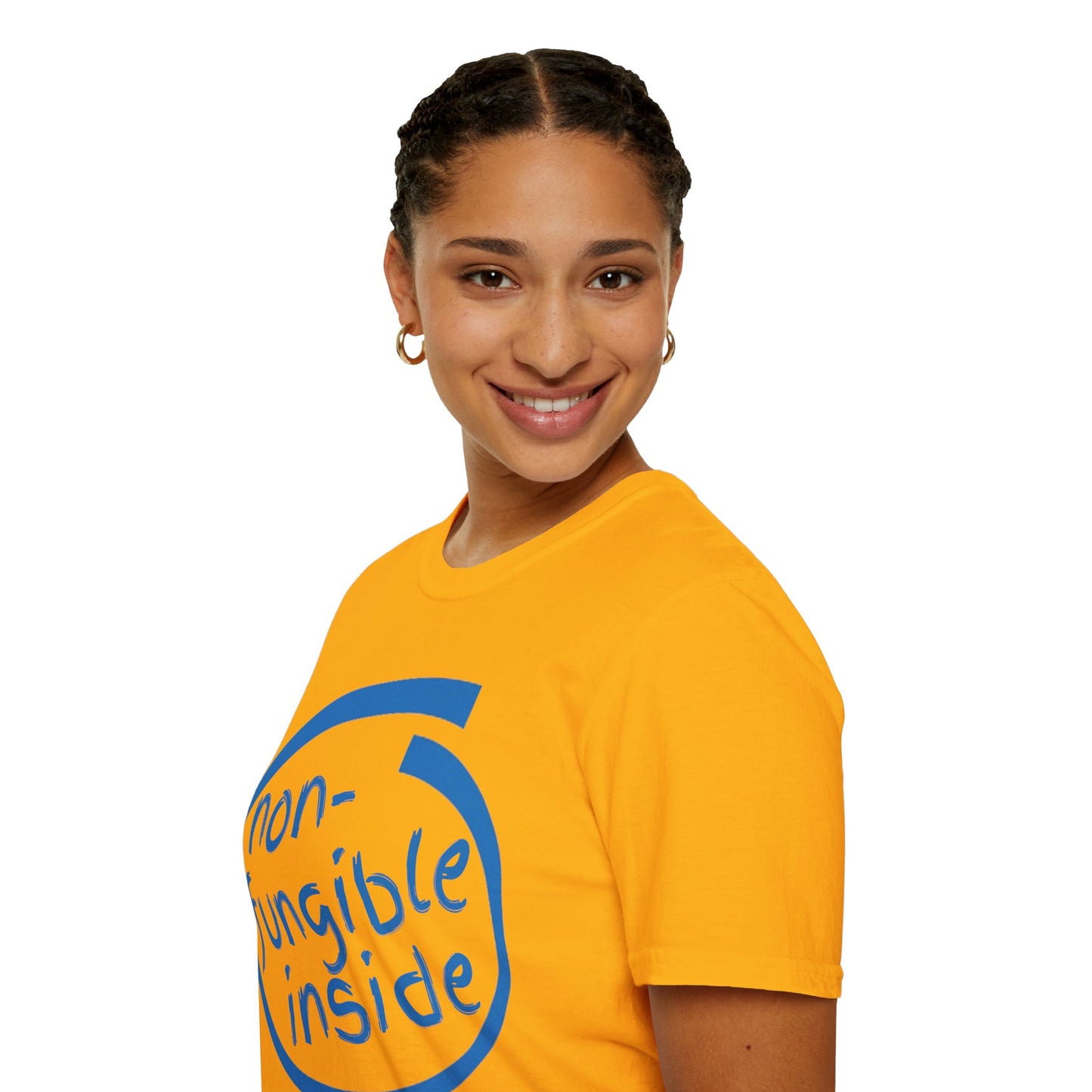 Non-Fungible Inside Light colors Unisex T-Shirt by cypherpunkgear.com