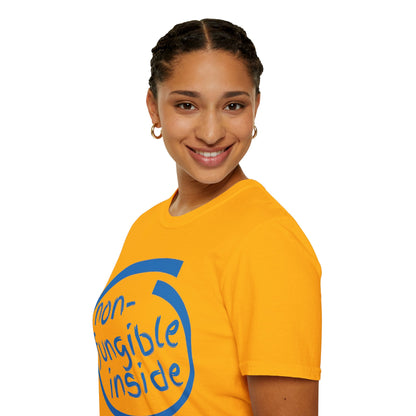 Non-Fungible Inside Light colors Unisex T-Shirt by cypherpunkgear.com