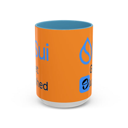 Sui: Get Slushed Orange Accent Mug by cypherpunkgear.com