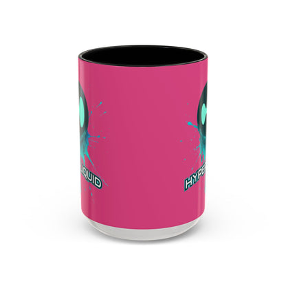 HYPE Drip Pink Accent Mug by cypherpunkgear.com