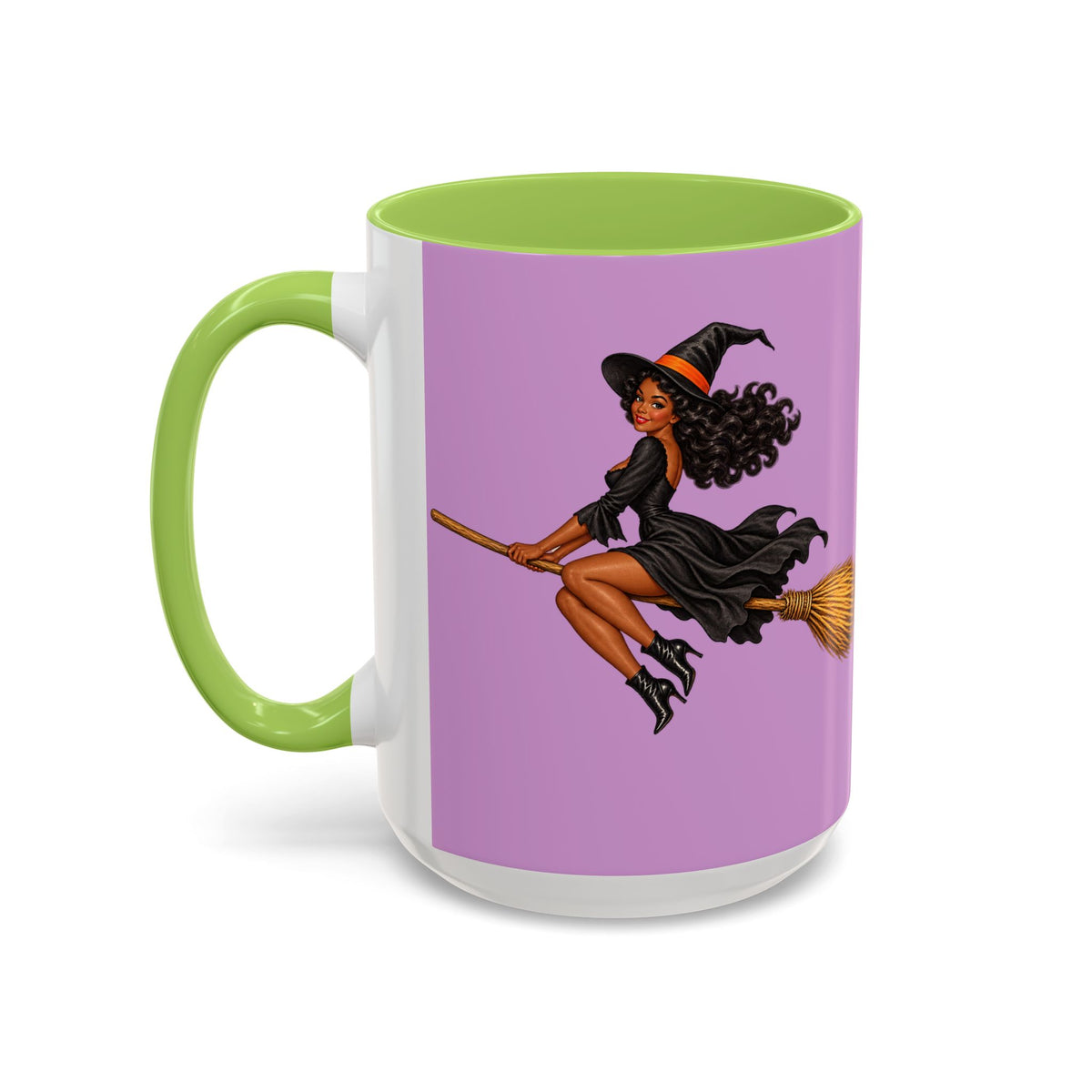 Velvet Vex Pink Accent Mug by CreepyCrafts.boo