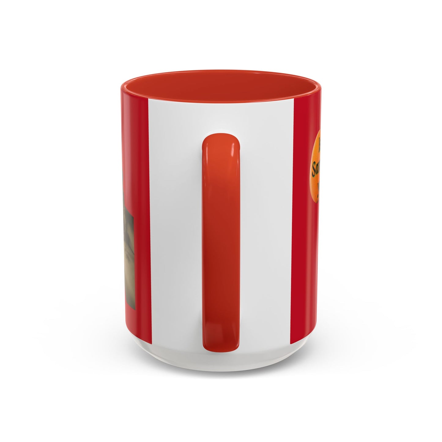 Is it Samhain yet? Skeleton's Pumpkin Red Accent Mug by CreepyCrafts.boo