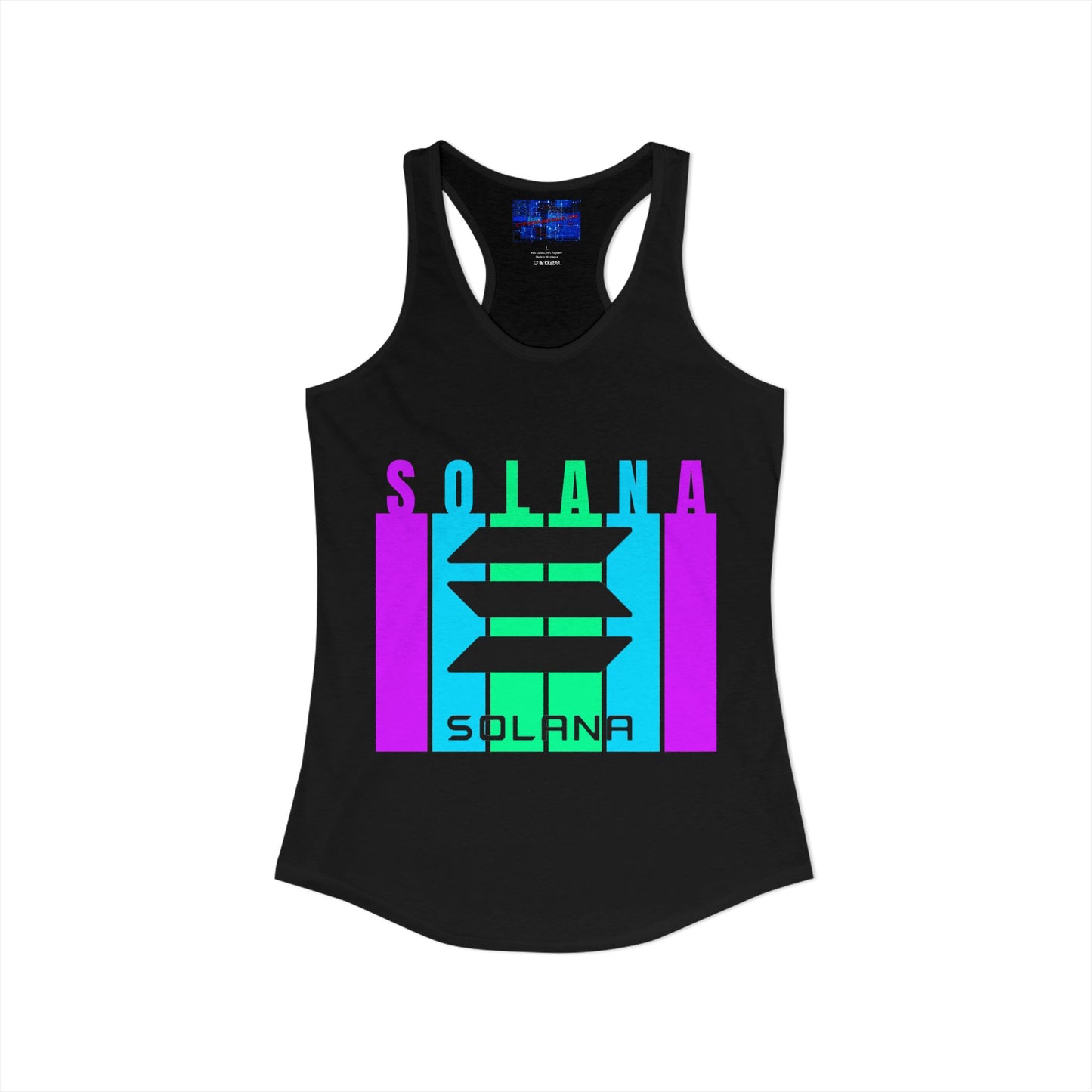 Solana (SOL) Freedom Women's Racerback Tank Top by cypherpunkgear.com
